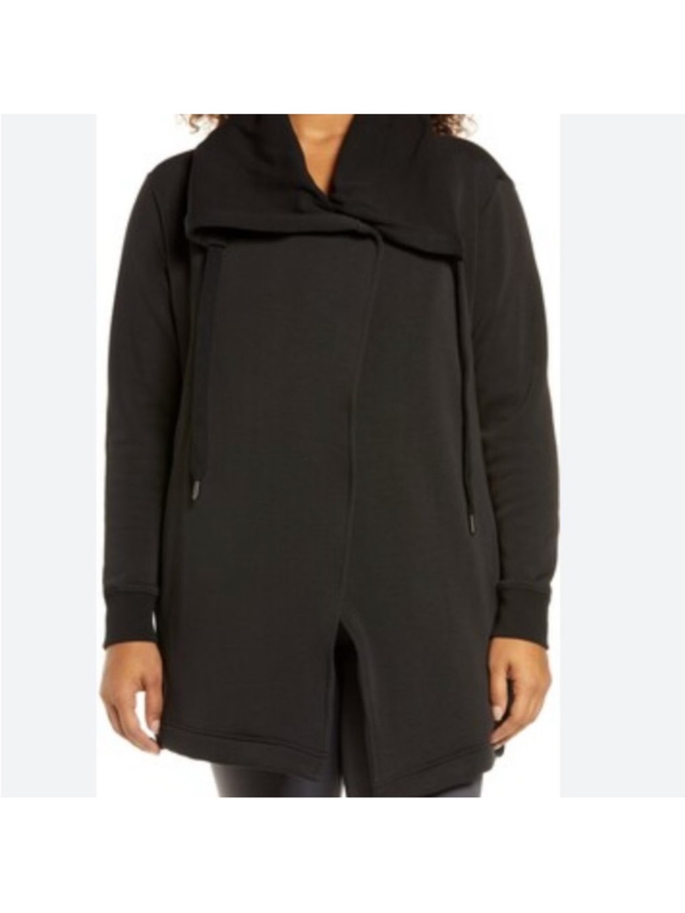 Zella Black Amazing Cozy Wrap Jacket - Picture 3 of 14